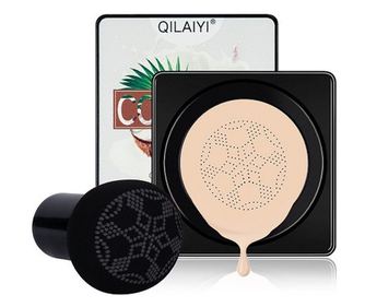 Foundation Air Cushion CC krém, smink, kókusz, 01 elefántcsont, 15 g, ecsettel