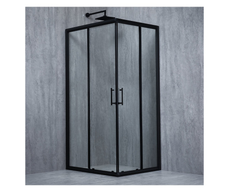 Cabina de dus Elegant Black sticla transparenta 6MM 130cm x 190cm / 130cm x 190cm