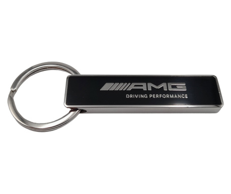 IdeallStore® kulcstartó, AMG Performance, gyűjtői kiadás, 6 cm, fém, ezüst