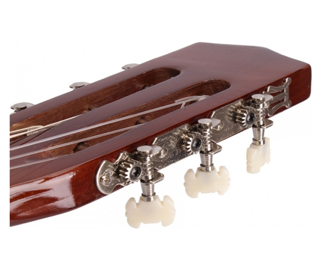 IdeallStore® klasszikus gitár, 95 cm, fa, Classic, barna, tokkal