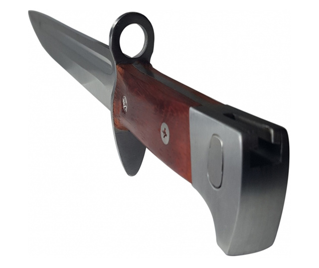 3 darabos IdeallStore® vadászkés készlet, Ak Specialist, rozsdamentes acél, barna, tokkal együtt.