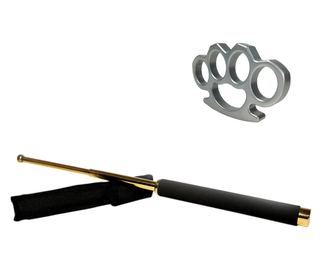 Set teleskopskih štapova 65 cm zlatna + srebrna kutija debljine 0,5 cm