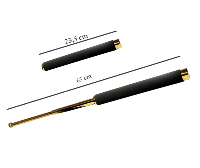Set teleskopskih štapova 65 cm zlatna + srebrna kutija debljine 0,5 cm