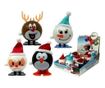 Set 12 jucarii, pinguin, ren, om de zapata si mos de Craciun, pentru copii, LeanToys, 7171
