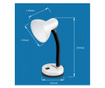 Настолна лампа Esperanza ELD109B, 12W, Цокъл Е27, Гъвкаво рамо, Светлосин