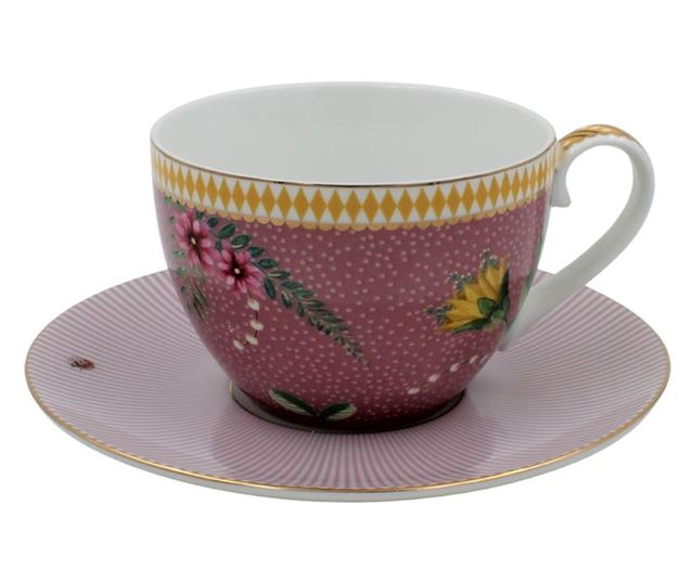 Set 2 cești cu farfurioare, Pip Studio, colecția La Majorelle
