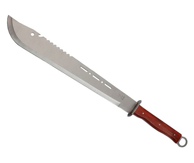 IdeallStore® vadászkard, Seoul Soul, rozsdamentes acél, fa nyél, 70 cm, barna