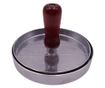 Kézi hamburgerprés IdeallStore®, Exquisite Chef, alumínium, 11.5 cm, ezüst