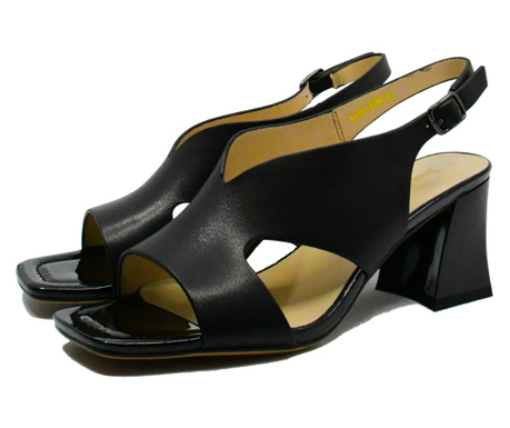 Sandale office elegante Jose Simon negre din piele naturală -40 EU