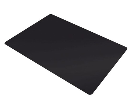 Covoras protectie podea pentru scaun birou, Mufart, PP, negru, 140x100 cm