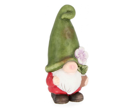 2 db terrakotta Gnome figurából álló készlet 18,5 cm