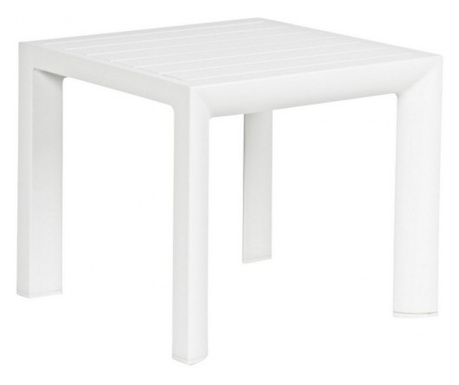 2 db körutazás fehér alumínium asztal készlet 40x40x35 cm