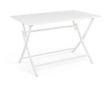 Elin Biały Aluminiowy Stół Składany 110x70x71 cm