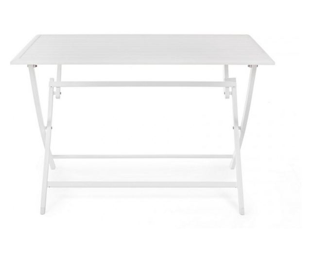 Elin Biały Aluminiowy Stół Składany 110x70x71 cm