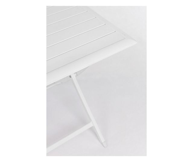 Elin Biały Aluminiowy Stół Składany 110x70x71 cm