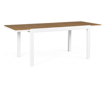 Fehér barna Elias kihúzható asztal 200x90x75 cm