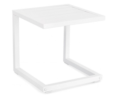 Hilde fehér alumínium asztal 40x40x40 cm