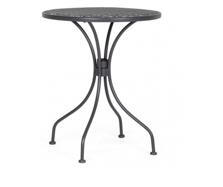 Lizette antracitszürke acél asztal 60x71 cm