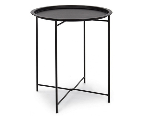 8 db Wissant fekete vas asztal készlet 46x52 cm