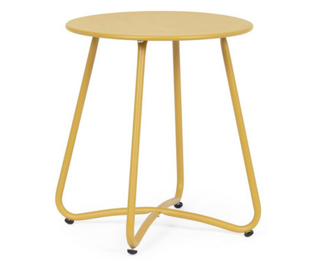 6 db Wissant sárga acél asztal készlet 40x45 cm