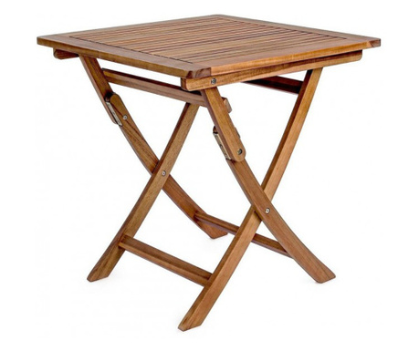 Barna fa összecsukható asztal Noemi 70x70x73 cm