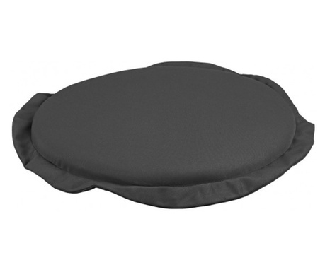 Set od 4 vodootporna antracitno siva platna jastuka za stolicu Olefin 42x3 cm