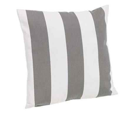 Set od 4 bijelo siva vodootporna tekstilna jastuka 43x43x3 cm