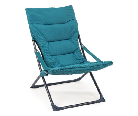Set od 2 sklopive fotelje Rock blue 60x90x86 cm