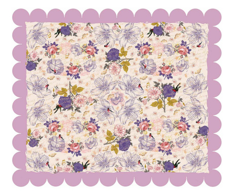 Fata masa textil impermeabil Flowers 150x180 cm