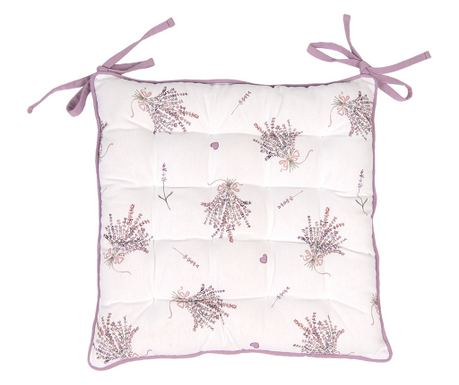 Set 6 perne scaune bumbac Lavanda 40x40x4 cm