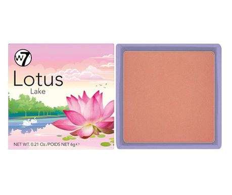 Pirosító, W7, Lotus Lake Blush, 6 g