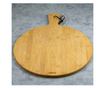 Placa pizza Kinghoff KH 1674, 35 cm, Maner confortabil, Bambus