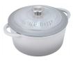 Oală din fontă Kinghoff KH 1521, 4 litri, 24 cm, emailat, inducție, gri