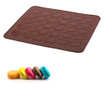 Tava copt macarons, Quasar & Co.®, 30 de forme, 10 x ursulet, 10 x pinguin, 10 x inima, pentru prajituri/fursecuri, rezistente l