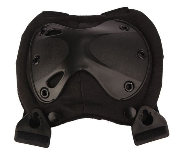 IdeallStore® védőkészlet, Tactical Gear, térdvédők és kartámaszok, nejlon, univerzális méret, fekete