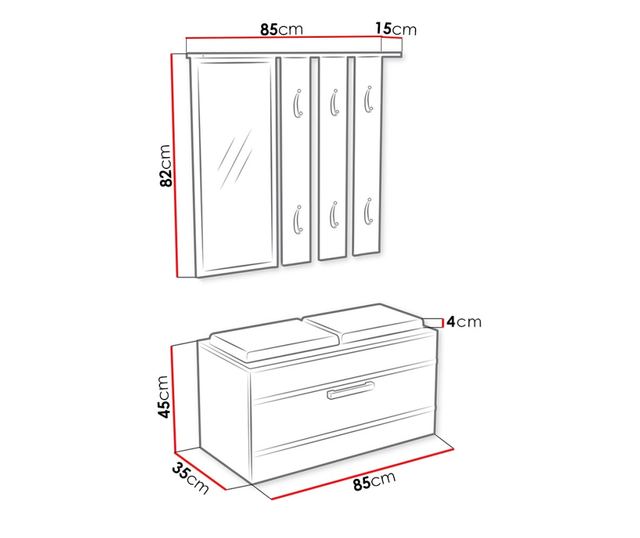 Mobilier pentru hol Therpio
