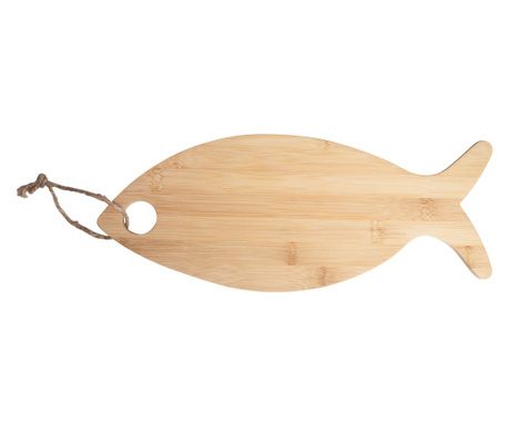 Дъска за сервиране GUSTA, FISH, Bamboo, 38x15 cm