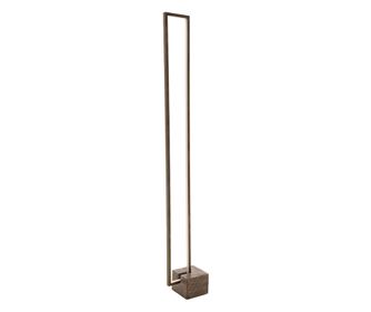 Подова лампа бетон 20W 1880 в кафяв цвят 15x28x155 см