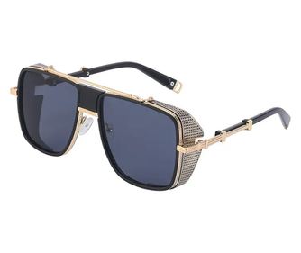 Ochelari de soare Mbrands, polarizati, rama metalica Galben