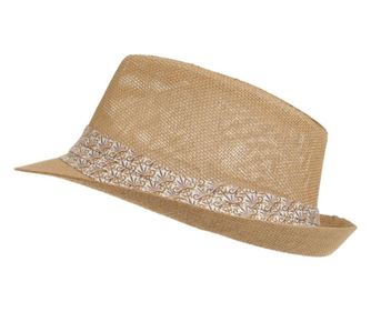 Palarie fedinar pentru barbati, PAMI, PB-0223-154-4, 63 cm, Bej
