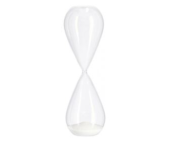 Kronos üveg homokóra 12 x 38,3 cm