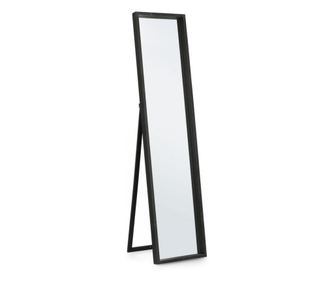 Tiziano fekete fa padlótükör 40x6,5x170 cm