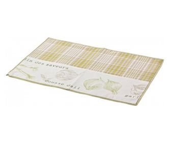 Set od 4 pamučna držača za tanjure Herbs 33x48 cm