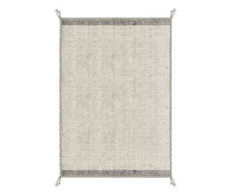 Chathu bézs és szürke gyapjú-pamut szőnyeg 160x230 cm