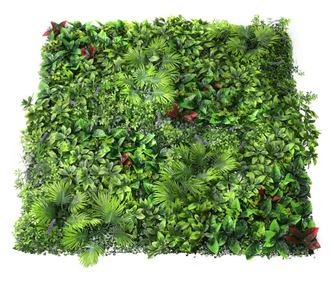 Panou verde din plante artificiale, Naimeed D4962, 100x100cm