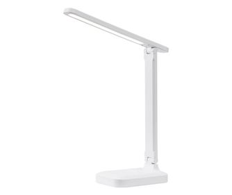 Lampa birou Led Wireless, cu Acumulator 18650 mAh, pliabil, rotativ 180°, 3 intensitati luminoase reglabile, Alb