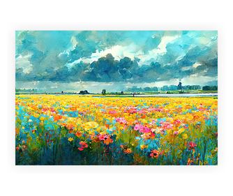 Tablou Canvas, Netherlands Fields, 90x140 cm