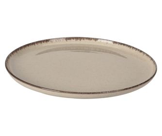 Farfurie portelan, crem, 27 cm