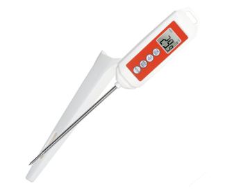 Termometru digital Pufo pentru bucatarie, lichide, alimente, lactate, prajituri, ceara, -50° C - +300° C, Sonda insertie inox, T