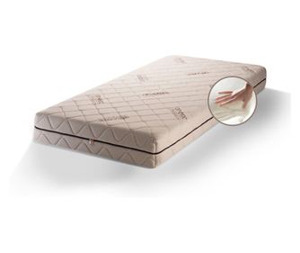 Saltea ortopedică cu două fețe din in 20 cm, Medico Linen Organic Memory 82x200cm